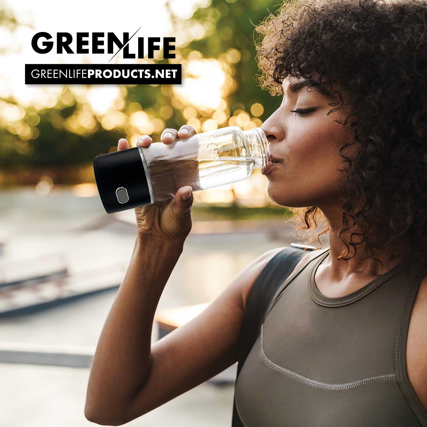 Hydrogen-Rich Water Bottle To-Go (Inhalation & Drinking)