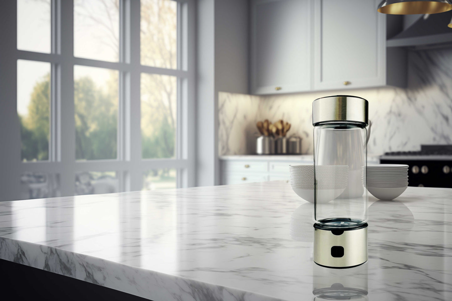 High-Concentration Dual Hydrogen Water Bottle 5000 ppb