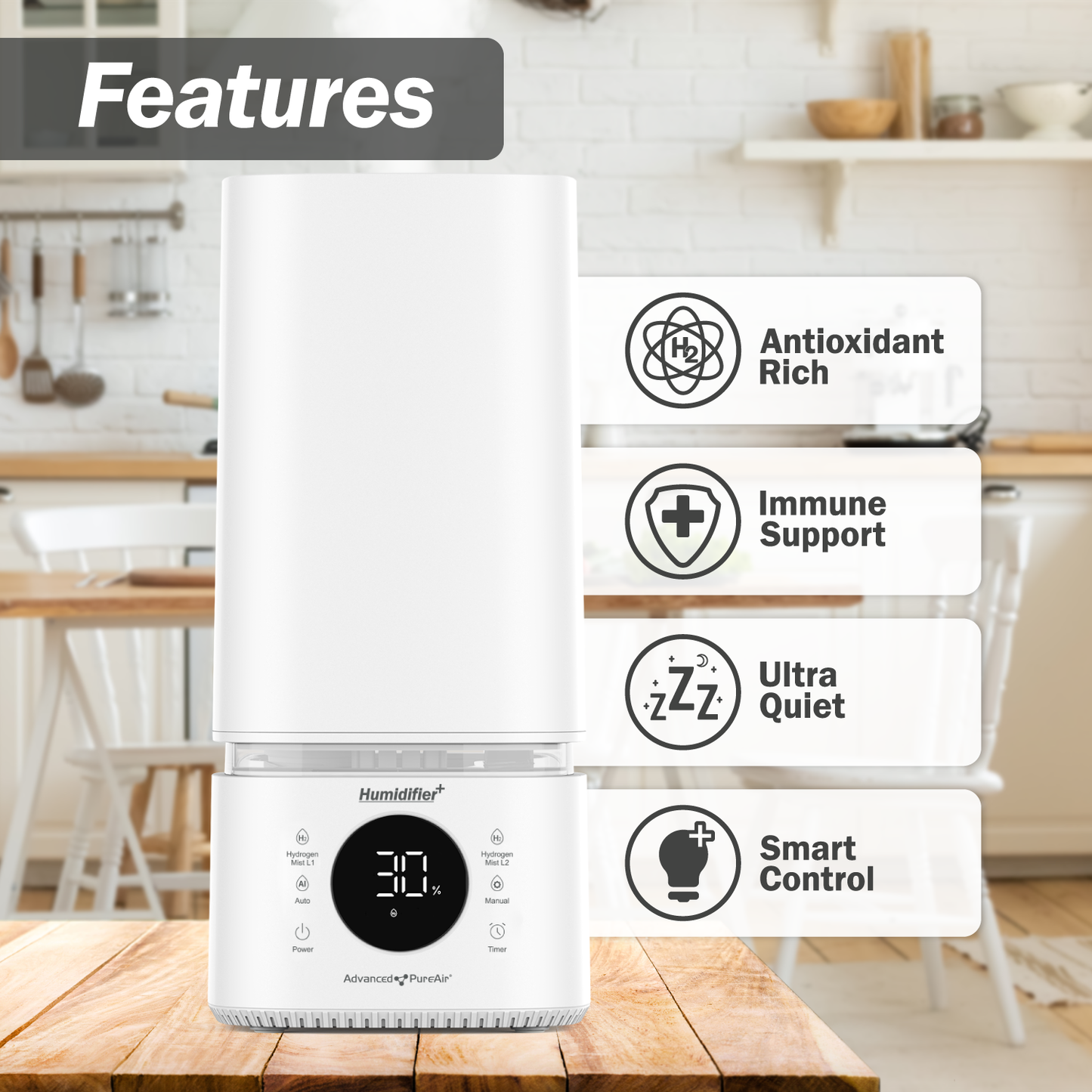 Natural Antioxidant H2 Humidifier